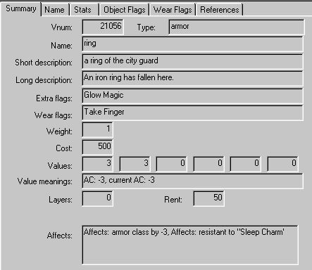 Object summary - 6K
